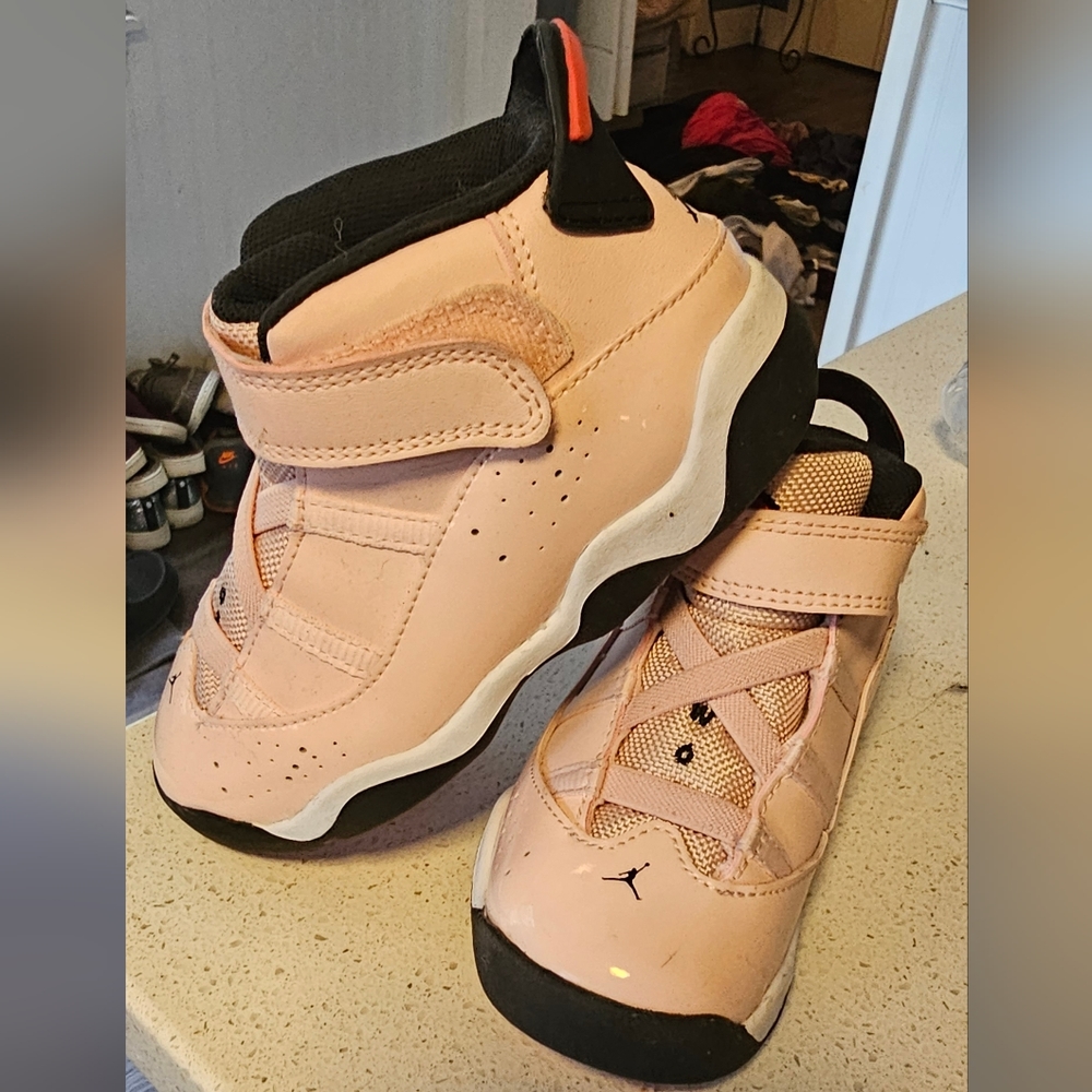 Light pink Toddler Jordan's